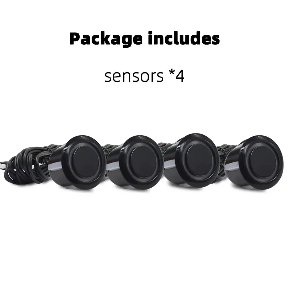 4PCS 22mm Ultrasonic Parking Sensors Reverse Backup Radar System Choose From Red, Black, White, Silver, Gray, Gold, and More!