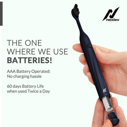 Smart Smile Sonic Electric Toothbrush-Sparkle for Adult |ET-03-BL_N