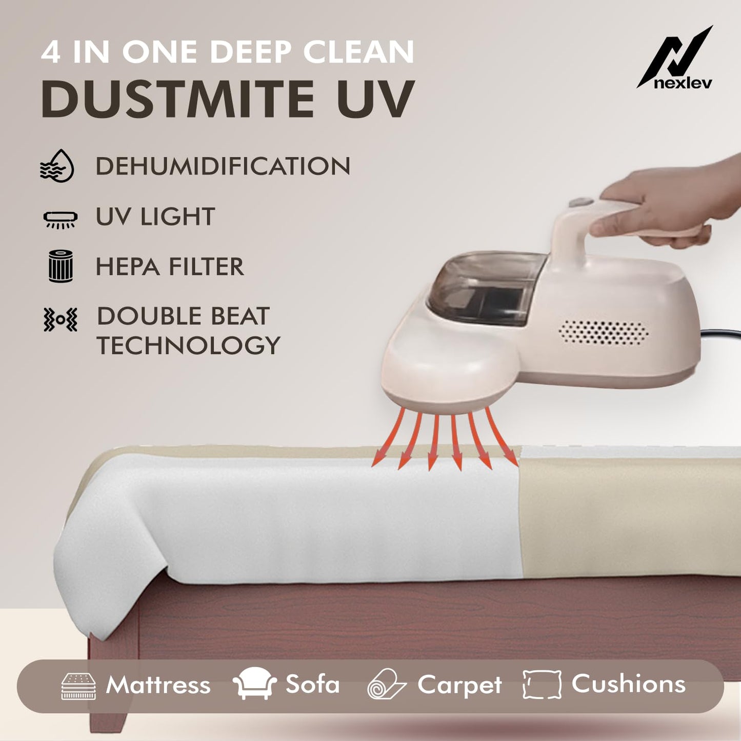 Dust Mite UV Bed/Sofa Vacuum | MR-01