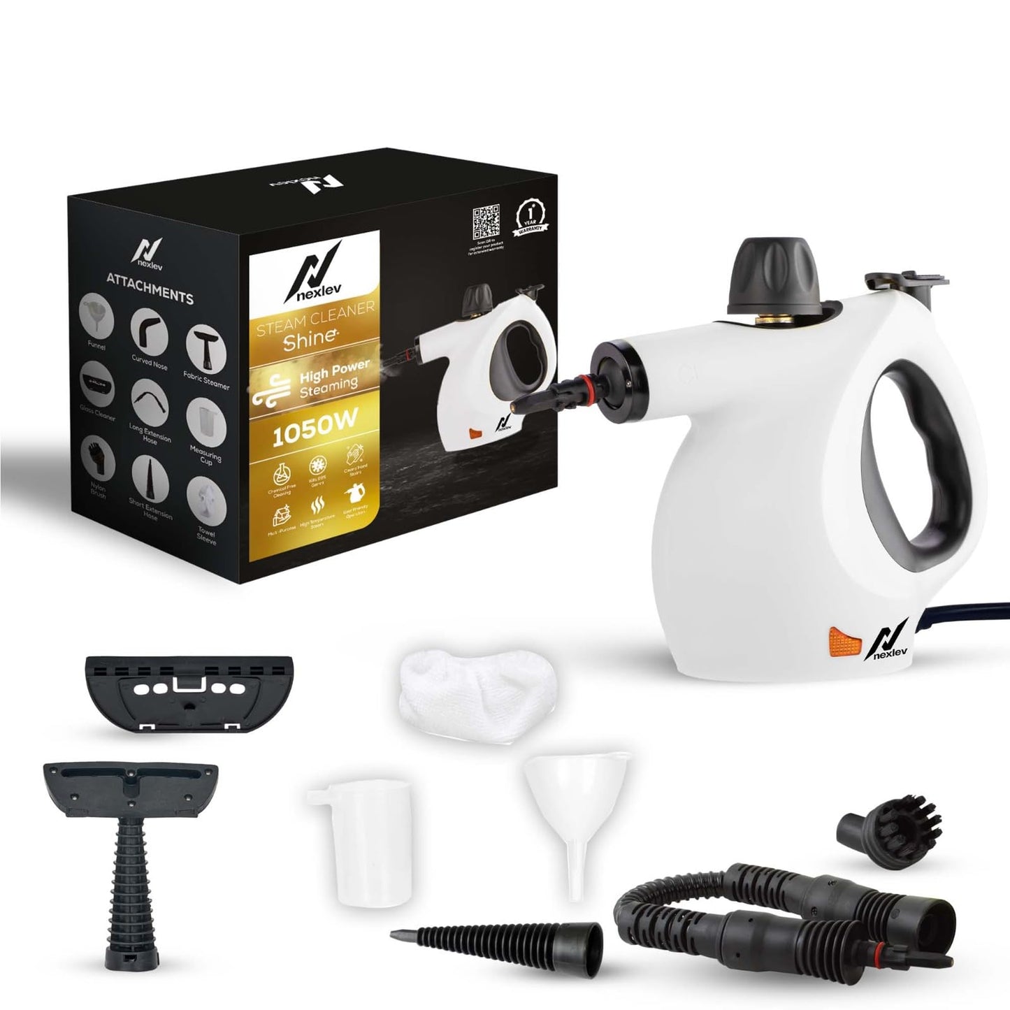 NexLev Shine Steam Cleaner