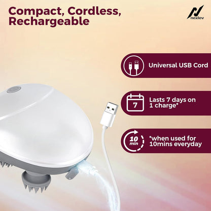 Nexlev Electric Head Massager | Relieve Stress & Pain HM-01 -