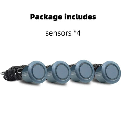 4PCS 22mm Ultrasonic Parking Sensors Reverse Backup Radar System Choose From Red, Black, White, Silver, Gray, Gold, and More!